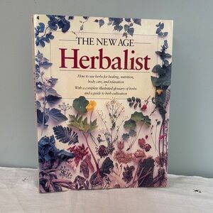 The New Age Herbalist Book - Paperback Botanical Cover